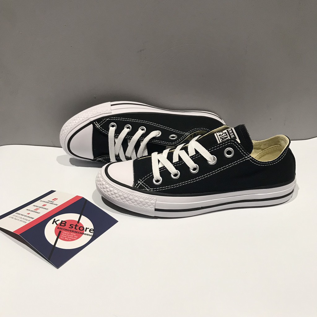 Giày Converse classic đen cổ thấp chính hãng