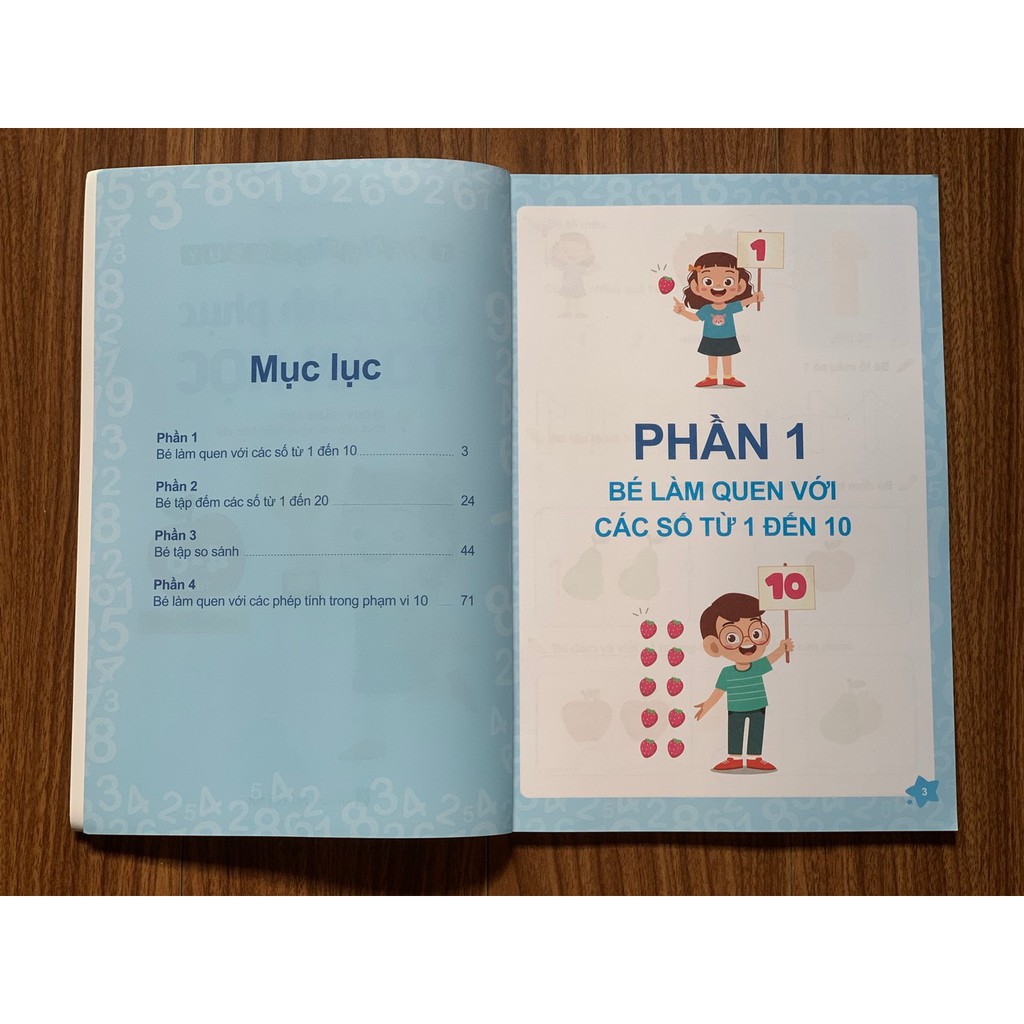 Sách - Bé chinh phục toán học (Toán học tư duy dành cho trẻ từ 4-6 tuổi phiên bản mới)