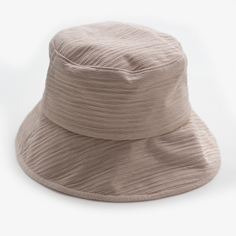 Mũ Xô Cotton Mỏng Mềm Gấp Gọn Màu Trơn Phong Cách Nhật Bản Thoải Mái