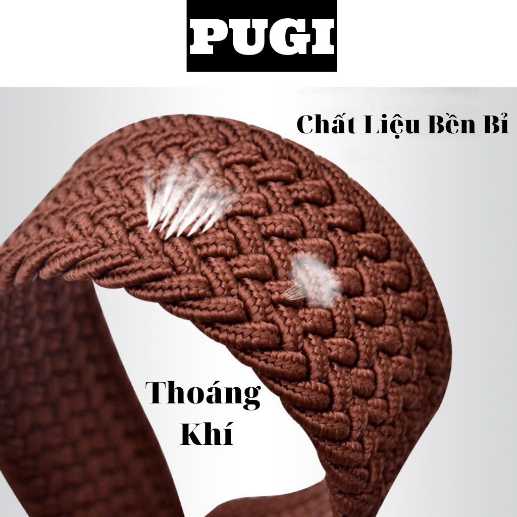 [ HOÀN XU 10% Đơn 0 Đồng ] Thắt lưng nam vải bố,dây nịt nam vải dù khóa chống gỉ siêu bền cao cấp PUGI - R34