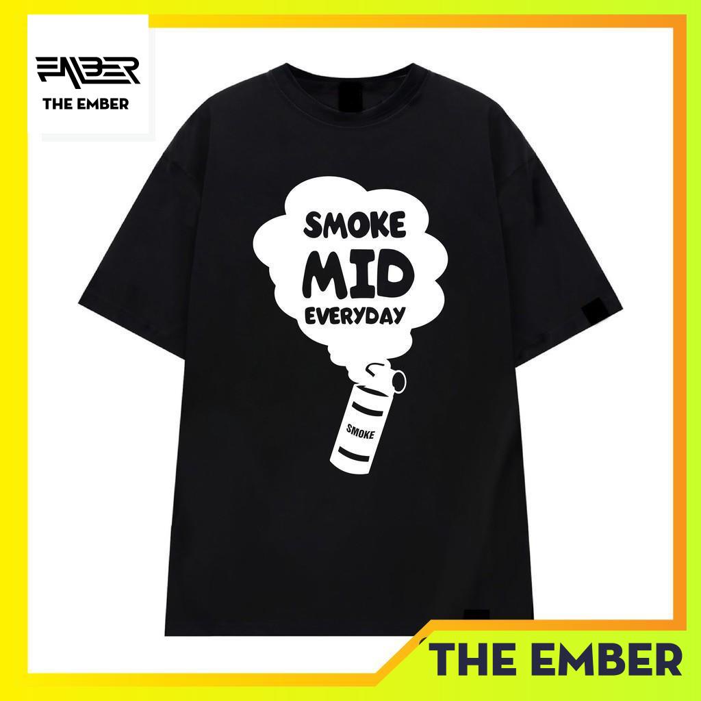 Áo CSGO I SMOKE MID EVERYDAY 100% cotton dáng oversize