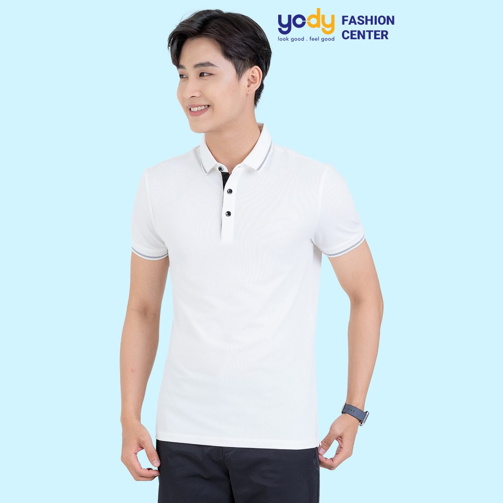 Áo thun polo nam YODY cổ bẻ chất cotton cao cấp siêu mát Coolmax Lacoste APM3519