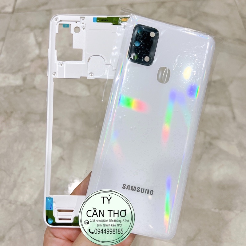 Nắp lưng , lưng kèm viền benzen Samsung A21s zin linh kiện