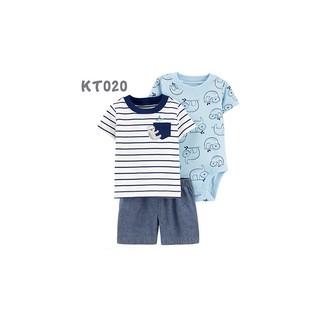 Set body Carter 3 chi tiết có sẵn đủ size bé trai