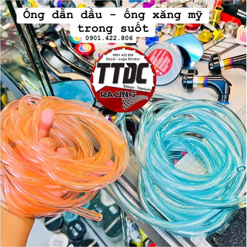 [ Giá 1 mét ] Ống X ăng Mỹ Ống dẫn d ầu trong suốt nhiều màu ✌