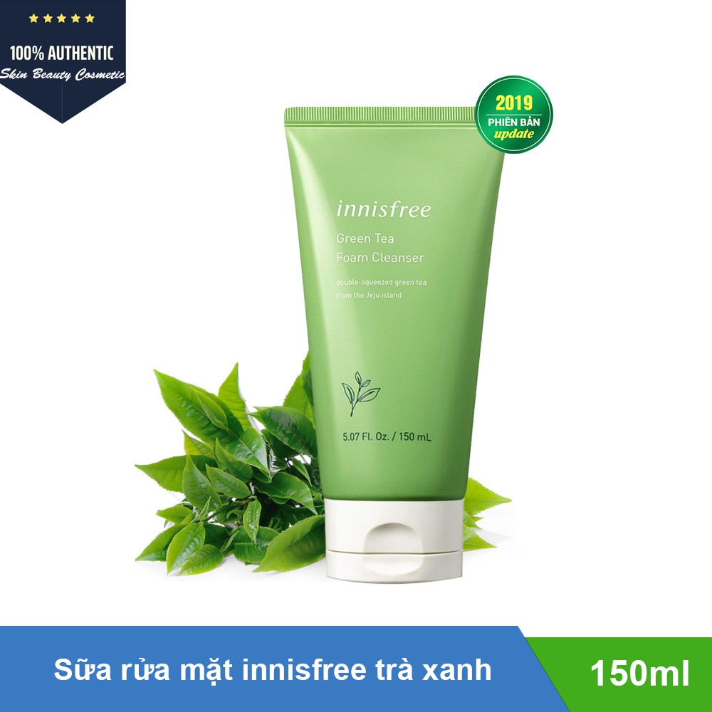 [Auth-Video Thật] Sữa Rửa Mặt Innisfree Trà Xanh - Mẫu Mới - 150ml | BigBuy360 - bigbuy360.vn