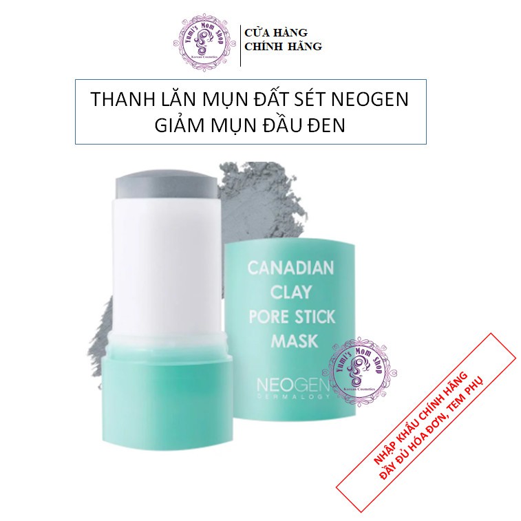 Thanh lăn giảm mụn đầu đen Neogen Canadian Clay Pore Stick mask 28g