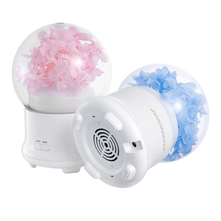 AS2 QZ Máy Khuếch Tán Tinh Dầu siêu âm Tú Cầu Hoa vong mạng, Phun Sương Tạo Ẩm dòng 2020 13 AS2