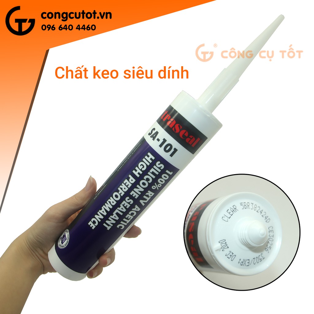 Keo silicone Axit 300ml X'traseal SA-101