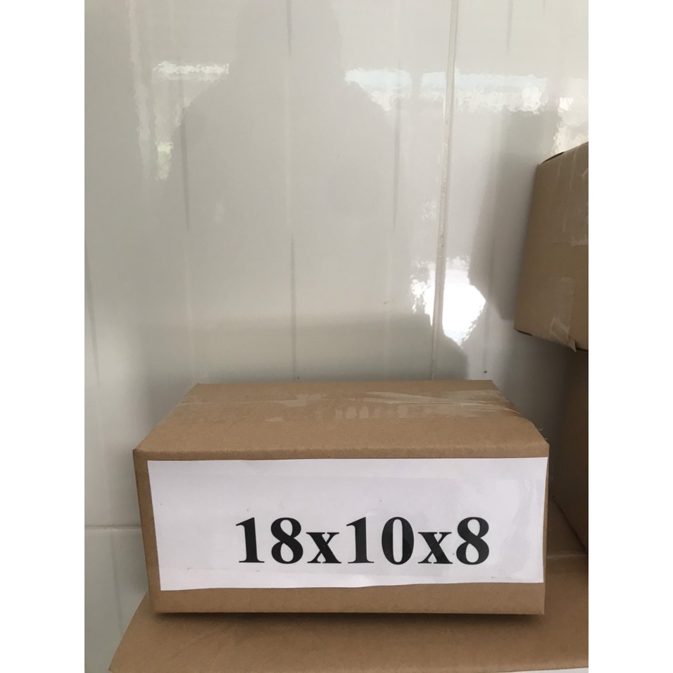 Thùng giấy hộp carton đóng hàng size 18x10x8 cm giá rẻ tận xưởng giao hỏa tốc nhận hàng ngay