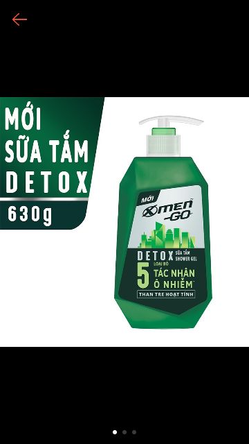 Xmen Go Sữa tắm DeTox