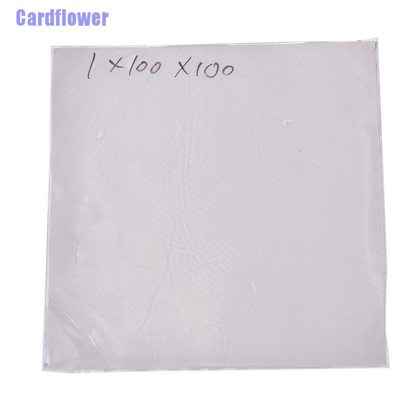 (Hàng Mới Về) Tấm Tản Nhiệt Làm Mát Cpu Bằng Silicon 100mm X 100mm X 1mm | BigBuy360 - bigbuy360.vn