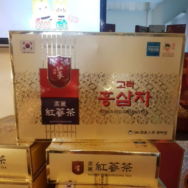 Trà nhân sâm Hàn Quốc( hộp 100 gói)