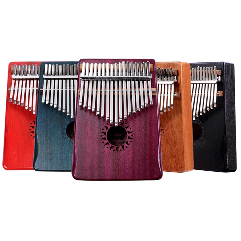 Đàn Kalimba 17 phím Woim gỗ bordeaux - Kalimba 17 keys - HÀNG CÓ SẴN