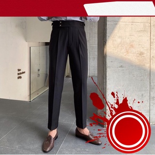 [ hot sale ] Quần âu nam cạp cao BATIR vải lụa hàn co giãn,ống rộng không nhăn không xù thời trang