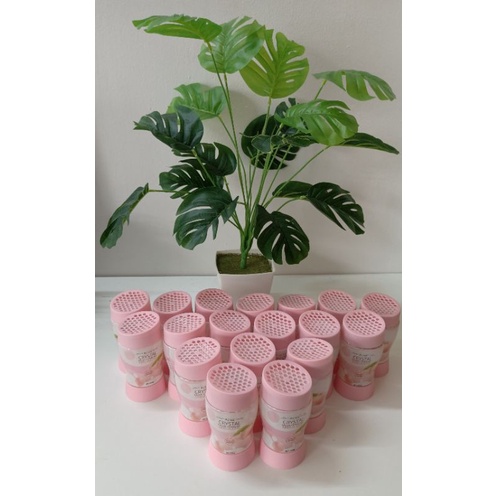 SIÊU HOT Sáp thơm Cristal Blue 220g hương peach có đèn led thành phần tự nhiên, hương thơm ngất ngây