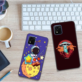 Ốp lưng điện thoại vivo y01 / y02s in hình phi hành gia, vũ trụ