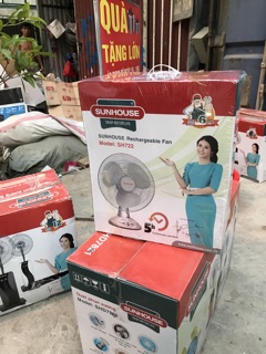 [FREESHIP 99K]_Quạt tích điện sh722