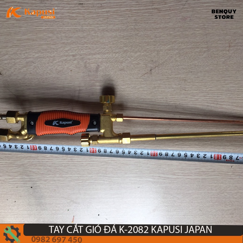 TAY CẮT GIÓ ĐÁ K - 2082  KAPUSI JAPAN-ĐÈN CẮT GIÓ ĐÁ - TAY CẮT HƠI KHÍ, CẮT KIM LOẠI DÙNG KHÍ OXY-GAS LÀ CHỦ YẾU