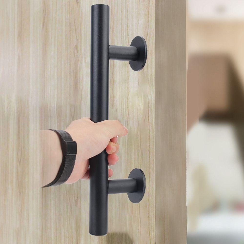 Tay Nắm Cửa Trượt Hình Ống Tròn Bằng Sắt Nghệ Thuật Bền Đa Năng Thanh Lịch