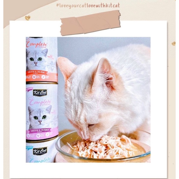 Pate Kit Cat Complete Cho Mèo Mọi Lứa Tuổi (Lon 150g)