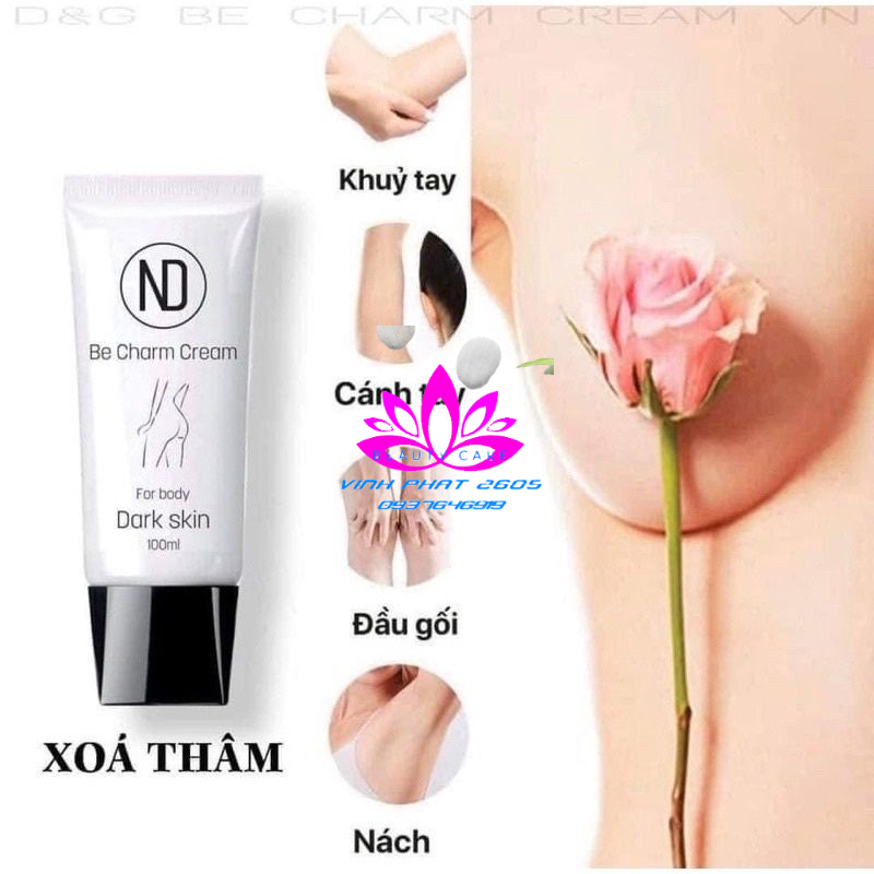 Chính Hãng Kem làm mờ thâm 6in1 Be Charm chiết xuất từ Tảo Biển B3: