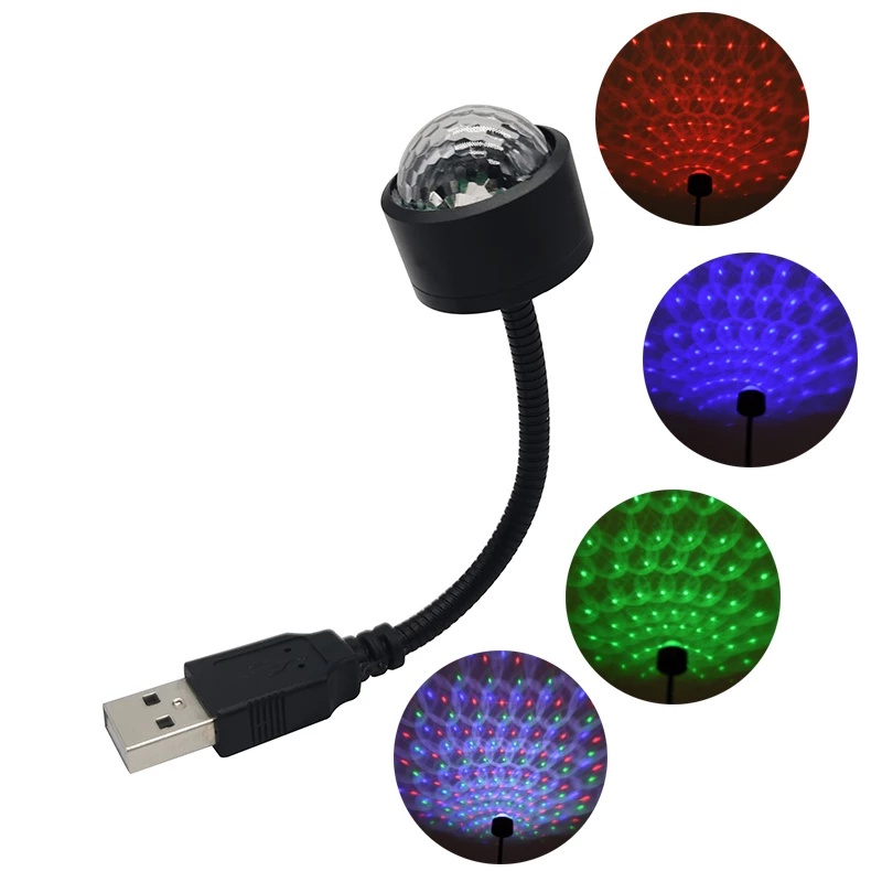 Mới Đèn LED Nhiều Màu Trang Trí Nội Thất Xe Hơi