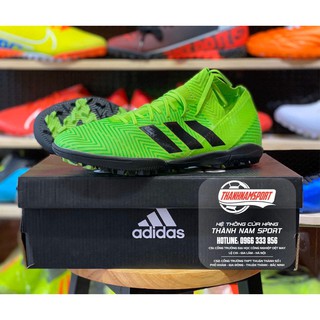 Giày đá bóng Nemeziz Tango 18.3 TF xanh chuối (Tặng kèm tat chống trượt + Free khâu đế)