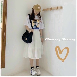 Chân váy von hai lớp