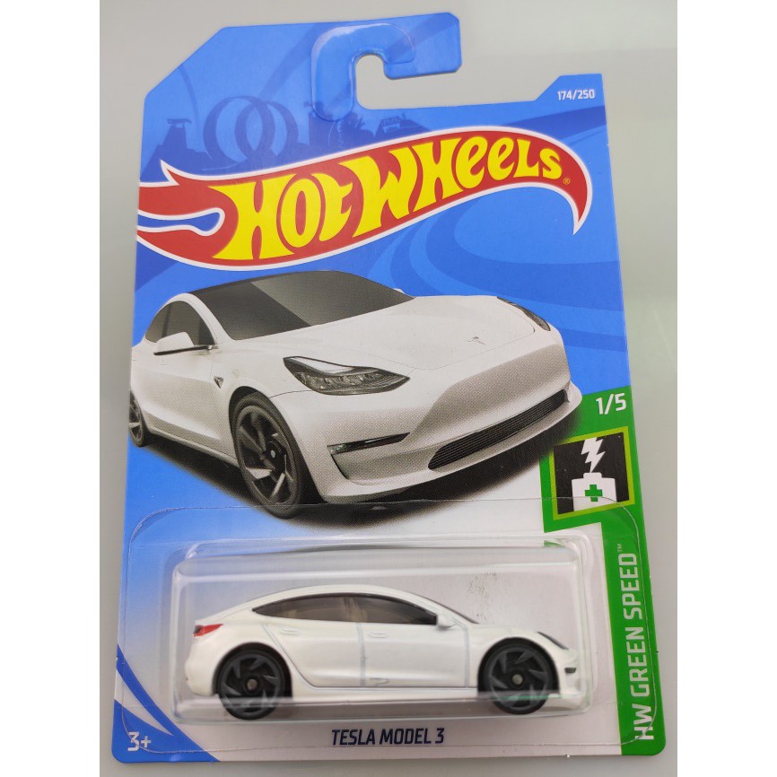 Xe mô hình Hot Wheels Tesla Model 3 FYB50