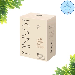 Cafe hoà tan maxim kanu vanilla latte - hộp 24 gói