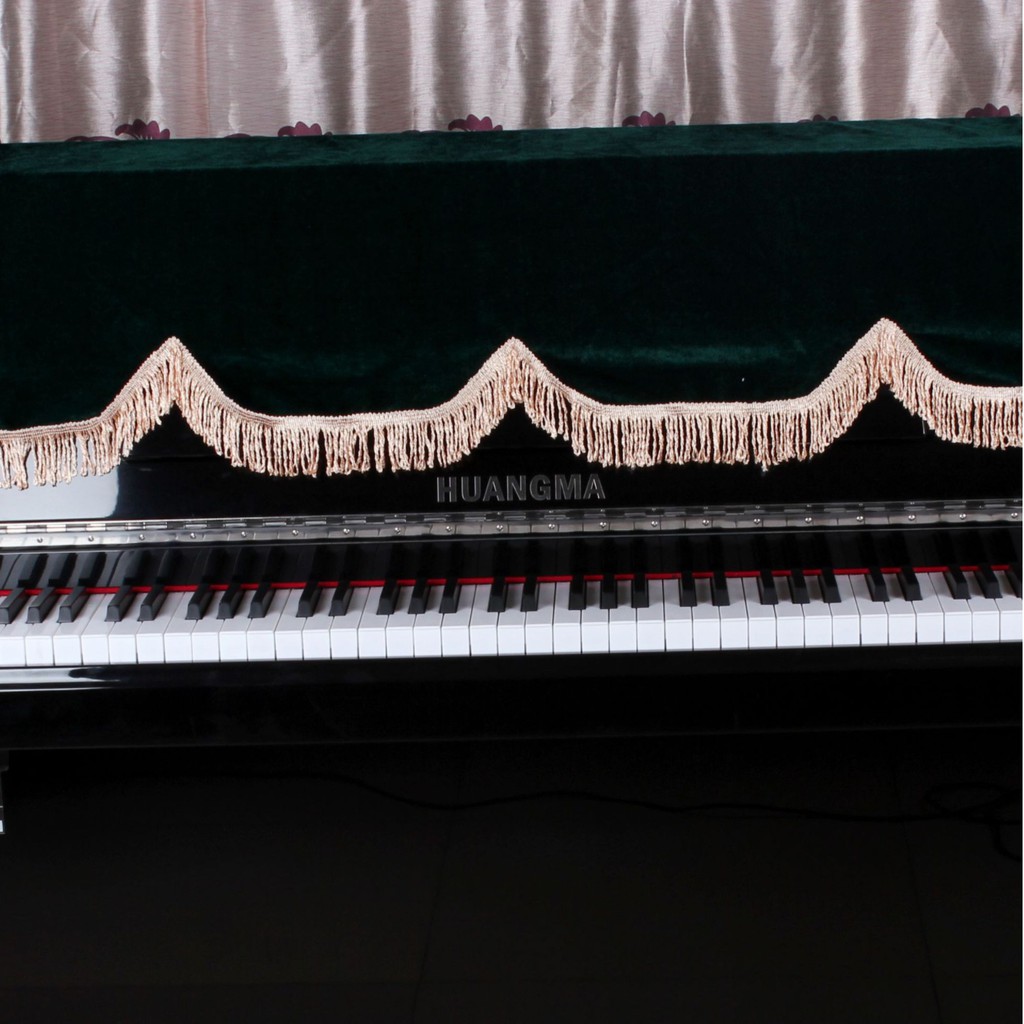 khăn phủ đàn piano cơ, đàn piano điện tử 88 phím chất nhung mịn chống bụi chống xước đàn