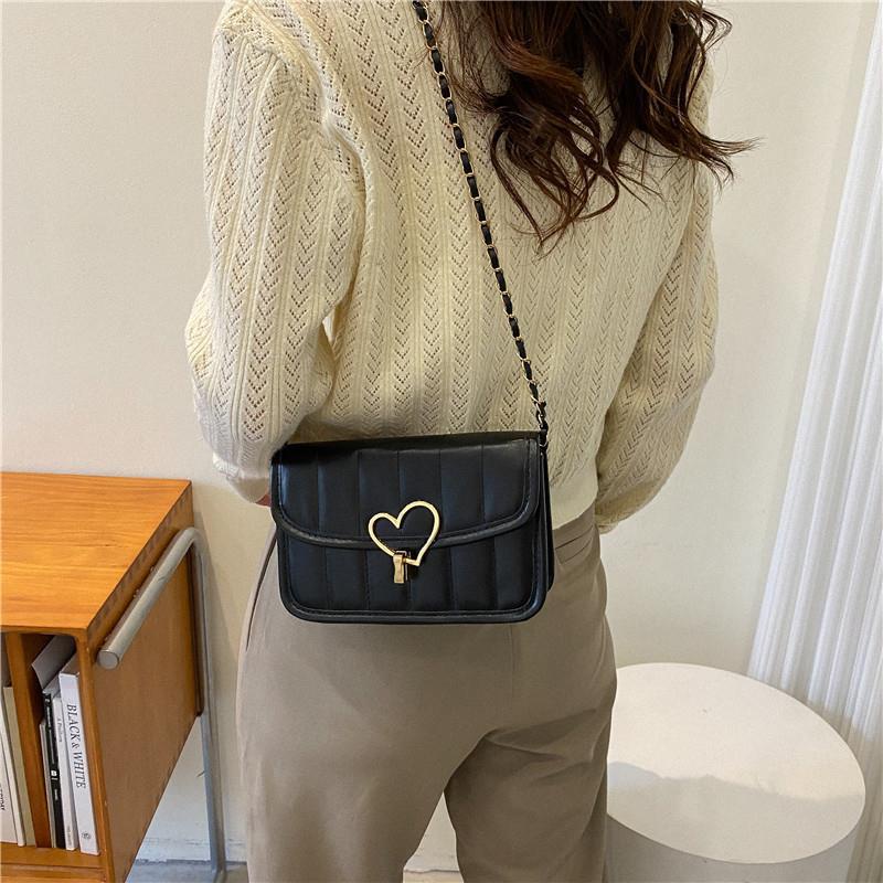 Túi Đeo JASMIN NOIR Chéo Dây Xích In Họa Tiết Thời Trang Cho Nữ