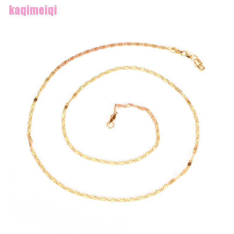 Vòng cổ Mạ Vàng 2mm 16-30 Inch Cho Nam