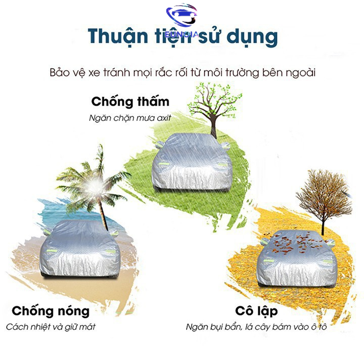 Bạt Che Xe Ô TÔ Bán Tải Ranger, Hilux, Triton, BT-50, Nava- Loại Tráng Nhôm Cách Nhiệt Na No Smart Uy Tín Chất Lượng