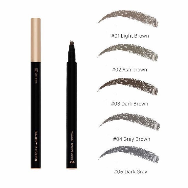 BÚT LÔNG KẺ MÀY 3D Vacosi REALBROW TATOO PEN | BigBuy360 - bigbuy360.vn