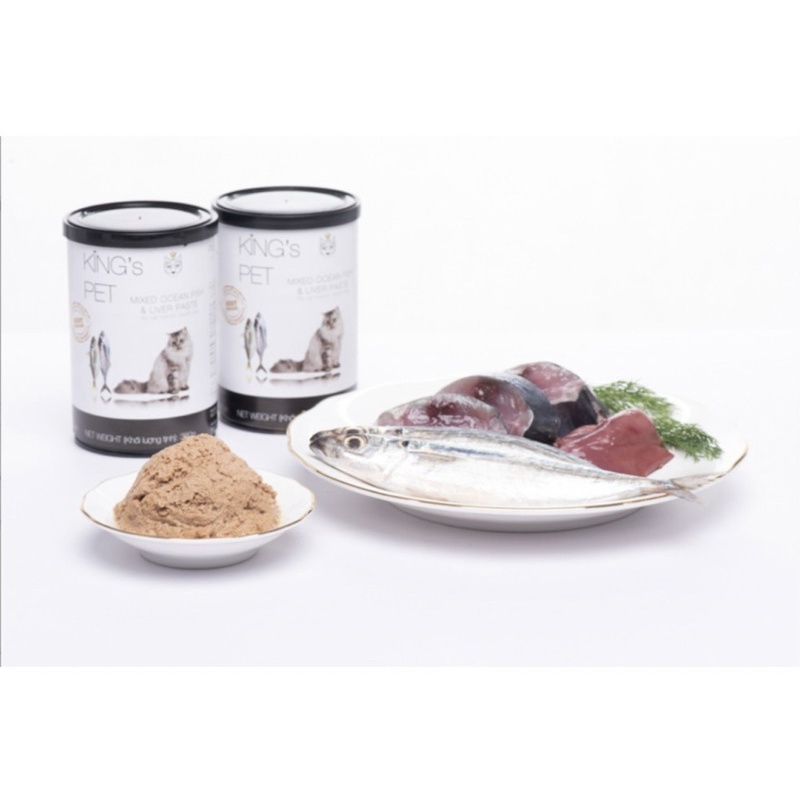 Pate KING PET cho chó mèo dạng lon đủ vị