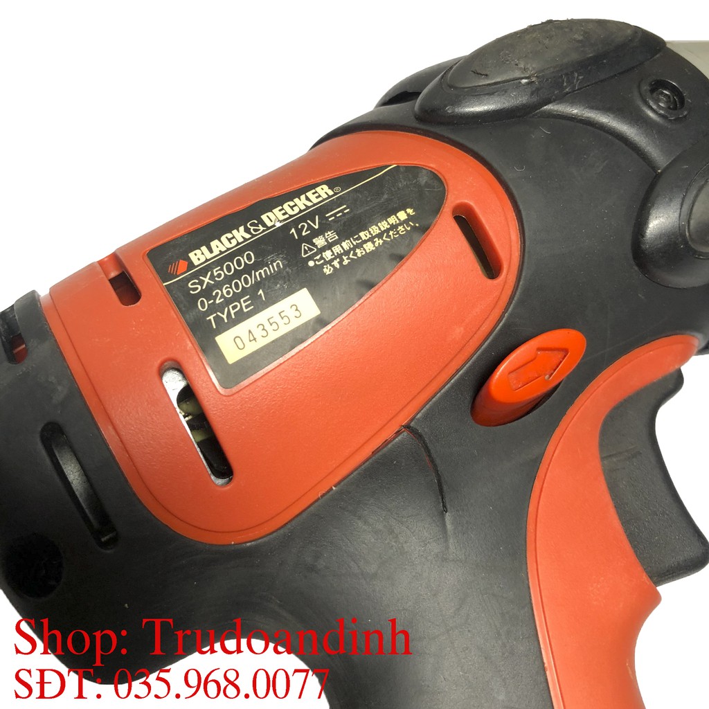 Máy bắn vít Black&Decker SX5000 - 12v - 14v