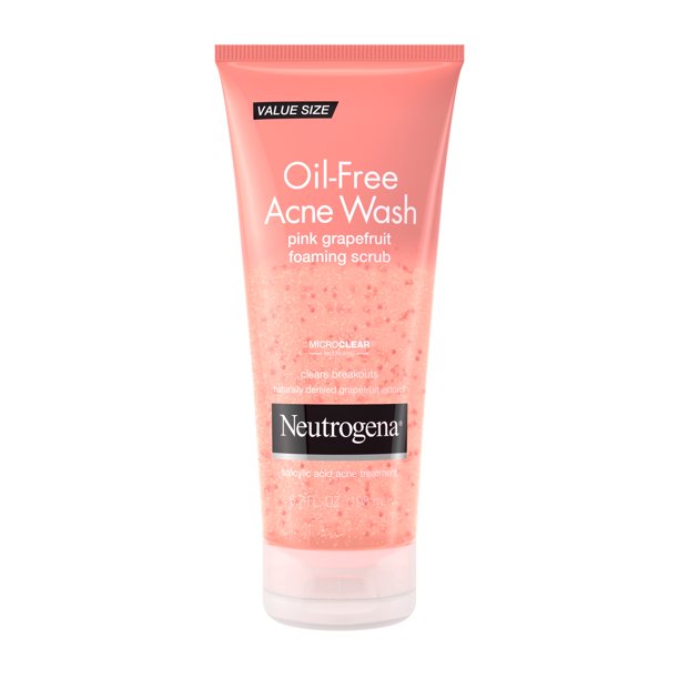SỮA RỬA MẶT KIỀM DẦU GIẢM MỤN NEUTROGENA OIL FREE PINK GRAPEFRUIT FOAMING SCRUB 198ML