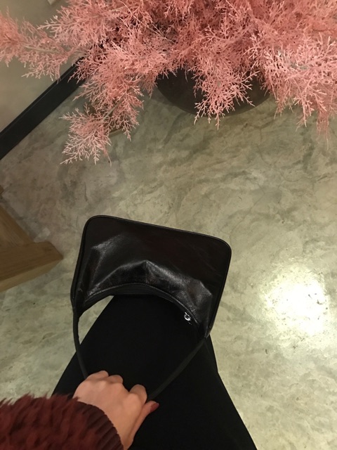 Túi da mềm kẹp nách quai dù