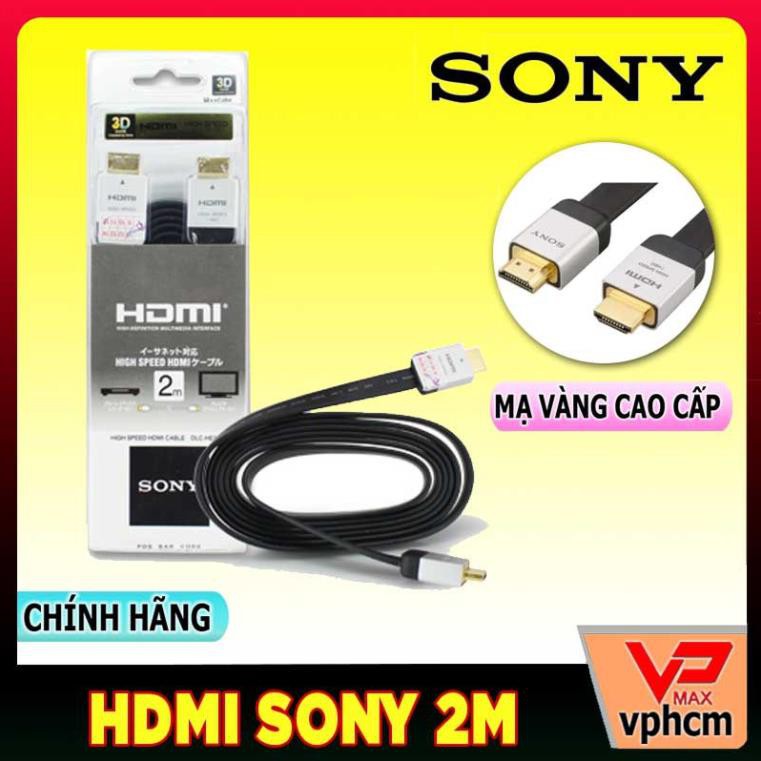 Xả Kho giá sốc Dây cáp HDMI to HDMI Sony 2m cao cấp chống nhiễu chuẩn 4K cực nét