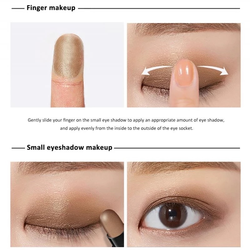 [Hàng mới về] Bộ 12 thỏi phấn mắt DNM không thấm nước lâu trôi