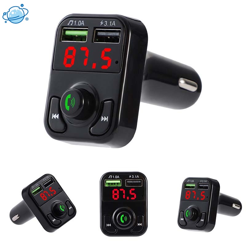 Tẩu Sạc Hai Cổng USB Kiêm Máy Nghe Nhạc MP3 Kết Nối Bluetooth RYT Dùng Trong Xe Hơi