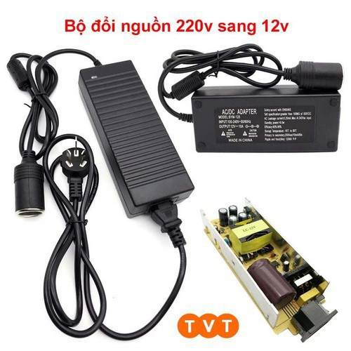 Bộ chuyển đổi nguồn 220v sang 5A-12V CZ60W - Chuyển nguồn ô tô - Adapter