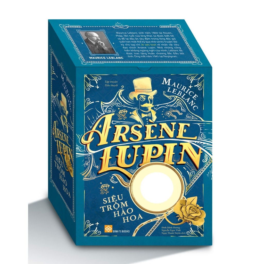 Sách - Arsène Lupin - Siêu Trộm Hào Hoa - Boxset (trọn bộ 5 cuốn)