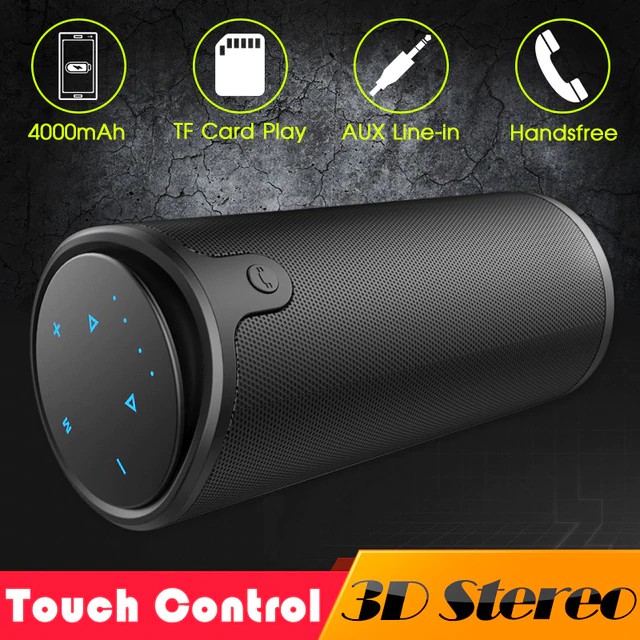 Loa Bluetooth Cảm Ứng Zealot S8 Kiêm Pin Dự Phòng 4000Mah - Tặng Kèm Bao Silicon Bảo Vệ Loa