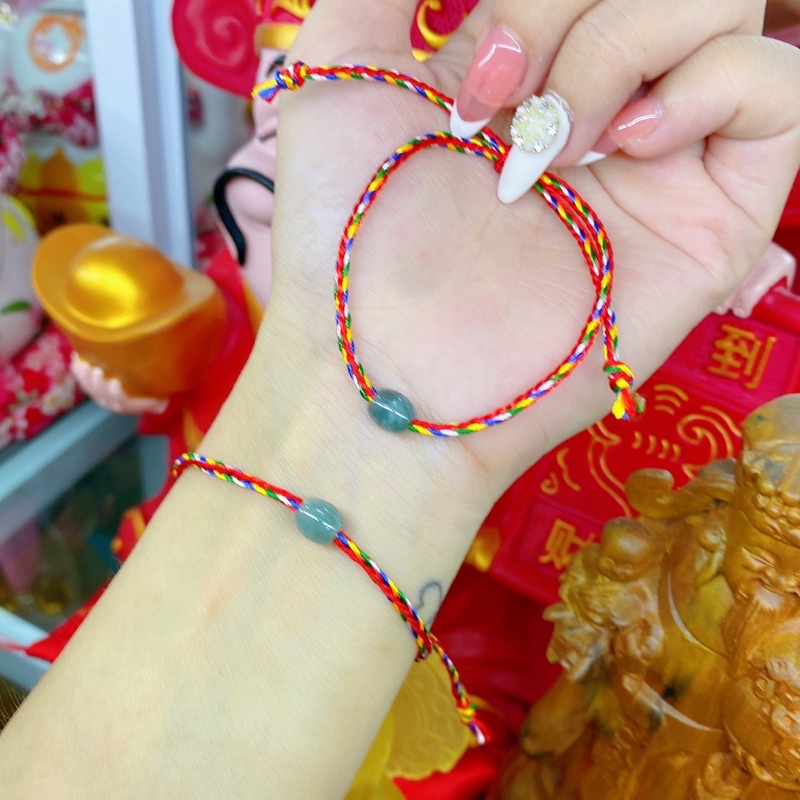 Vòng Tay Ngũ Sắc, Lam Ngọc ☯ Vòng Tay May Mắn ☯  Đã Xin Trú