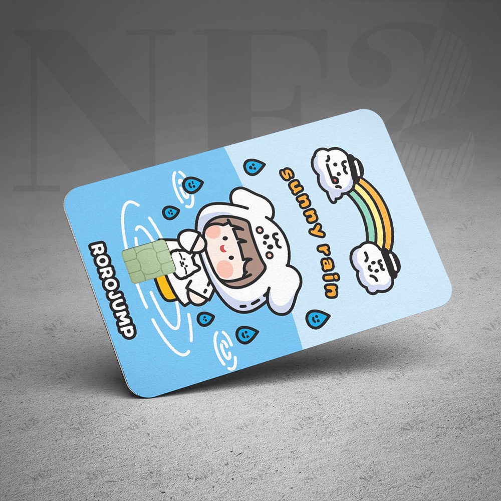 CORO JUMP DỄ THƯƠNG - Decal Sticker Thẻ ATM  Miếng Dán Trang Trí NF2 Card