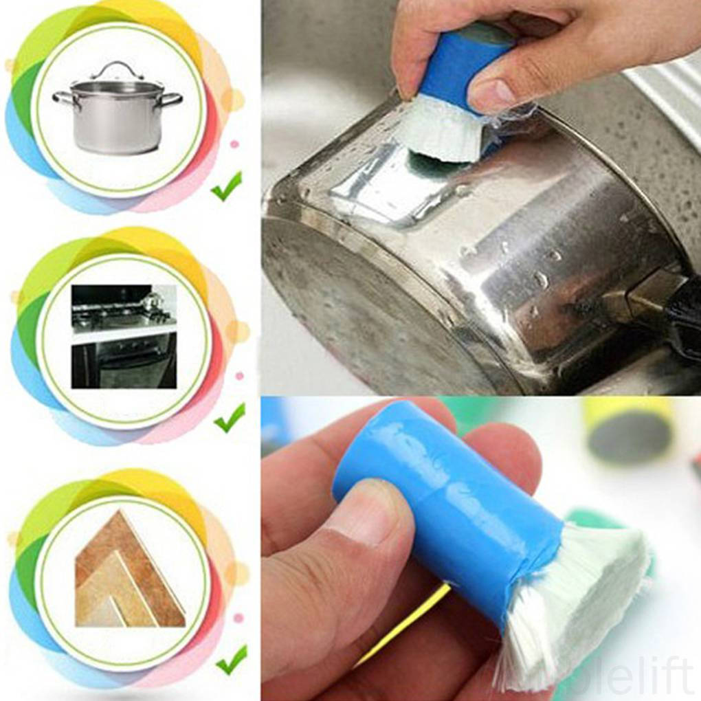 Set 2 Cọ Vệ Sinh Đa Năng Bằng Thép Không Gỉ