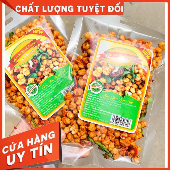 🎁FREESHIP🎁 Ngô nếp sấy bò khô lá chanh Ngon-Giòn-Rụm 140g🌽 (DATE MỚI)